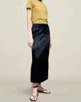 Emilee Pencil Skirt in Liquid Twill