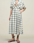 Dakota Pleated Skirt in Airbrush Flannel