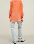 Ilia Balloon Sleeve Blouse in Silk Chiffon