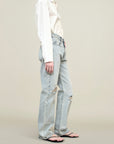 Gabby Tapered Jean in Cotton Denim