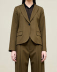 Paxton Single Breasted Blazer in Tropical Wool