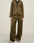 Paxton Single Breasted Blazer in Tropical Wool