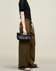 Roxana Low-Rise Trouser in Tropical Wool