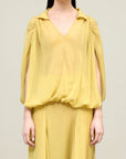 Davis Shirt in Silk Chiffon
