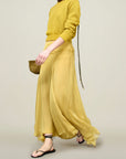 Alyse Gusset Skirt in Silk Chiffon