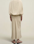 Davis Shirt in Cupro Satin