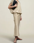 Davis Shirt in Cupro Satin