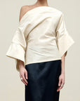 Norene Top in Silk Taffeta