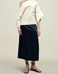 Norene Top in Silk Taffeta
