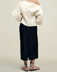 Norene Top in Silk Taffeta