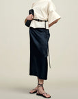 Norene Top in Silk Taffeta