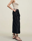 Cecile Wrap Skirt in Silk Taffeta