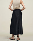Cecile Wrap Skirt in Silk Taffeta