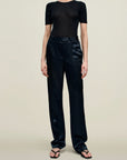 Charlie Long Trouser in Liquid Twill