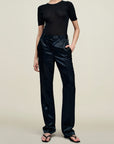 Charlie Long Trouser in Liquid Twill