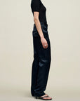 Charlie Long Trouser in Liquid Twill