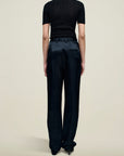 Charlie Long Trouser in Liquid Twill