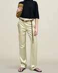 Charlie Long Trouser in Liquid Twill