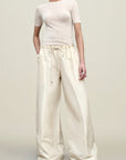 Wesley Drawstring Pant in Silk Taffeta