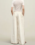 Wesley Drawstring Pant in Silk Taffeta