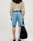 Ellis Skate Short in Cotton Denim
