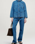 Jacques Worker Jacket in Cotton Denim