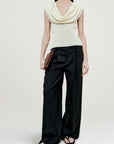 Meeka Cowl Neck Tank in Cotton Nylon