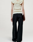 Meeka Cowl Neck Tank in Cotton Nylon