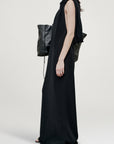 Priya Cowl Neck Gown in Cotton Nylon