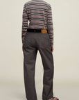 Column Leg Jeans in Cotton Denim
