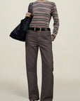 Column Leg Jeans in Cotton Denim