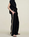 Naia Draped Top in Soft Satin