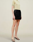 Kim Crewneck Tee in Matte Viscose