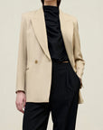 Emilio Tuxedo Blazer in Wool Twill