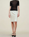 Nola Layered Skirt in Soft Satin
