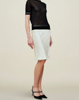 Nola Layered Skirt in Soft Satin