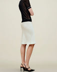 Nola Layered Skirt in Soft Satin