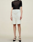 Nola Layered Skirt in Soft Satin