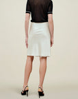 Nola Layered Skirt in Soft Satin