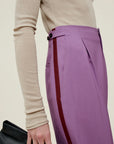 Phoebe Tuxedo Trouser in Wool Combo