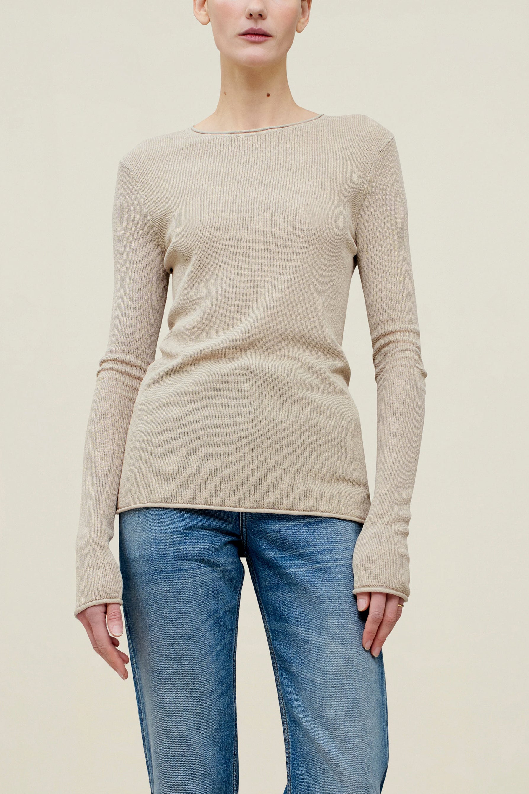 【新品】KALLMEYER カルメイヤー　Cierra Waffle Knit Cierra Waffle Knit in Linen Viscose – KALLMEYER