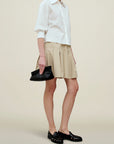 Colette 3/4 Sleeve Button Down in Soft Cotton