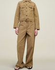 Axel Shrunken Jacket in Cotton Denim