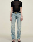Adina Low-Rise Jean in Cotton Denim