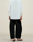 Ilia Balloon Sleeve Blouse in Soft Cotton
