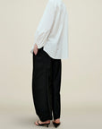 Ilia Balloon Sleeve Blouse in Soft Cotton