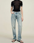 Adina Low-Rise Jean in Cotton Denim