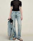 Adina Low-Rise Jean in Cotton Denim