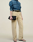 Column Leg Jean in Cotton Denim
