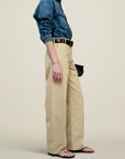 Column Leg Jean in Cotton Denim